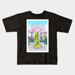 Gardens by the Bay, Singapore Kids T-Shirt